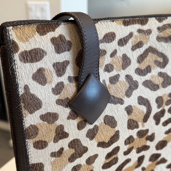 Balenciaga Leopard Tote in Brown and Tan - Picture 3 of 8